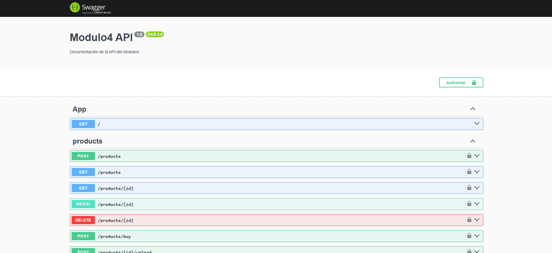 E-commerce backend